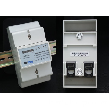 Three phase four wire Electric Din Rail Energy Meter for project implementation using